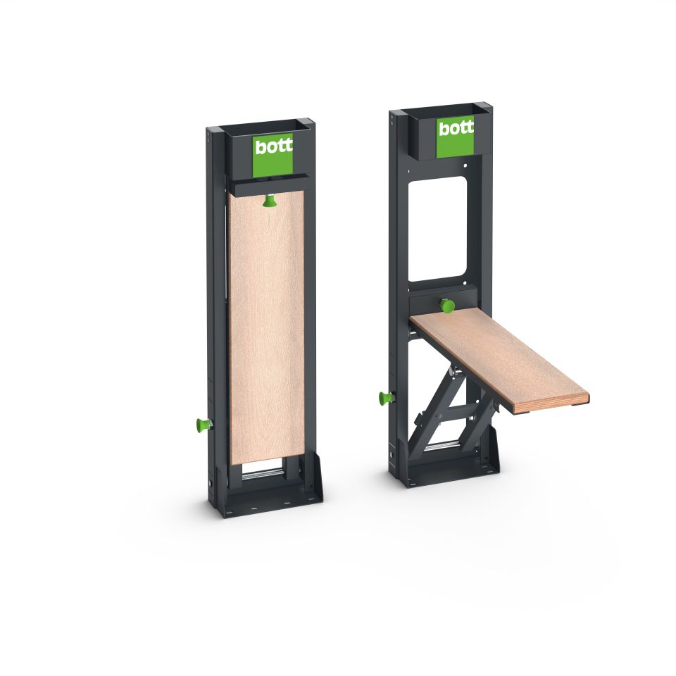 Banc de lucru rabatabil cu menghina 